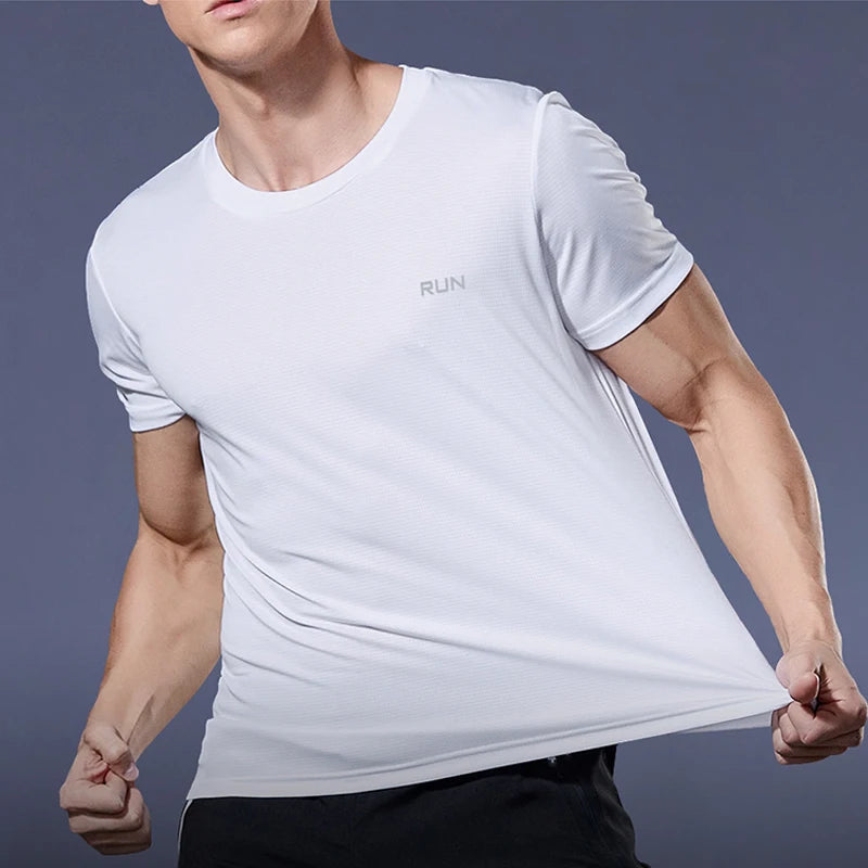 Herren Sport-T-Shirt – Quick-Dry, Kurzarm, Gym & Fußball (M–4XL)