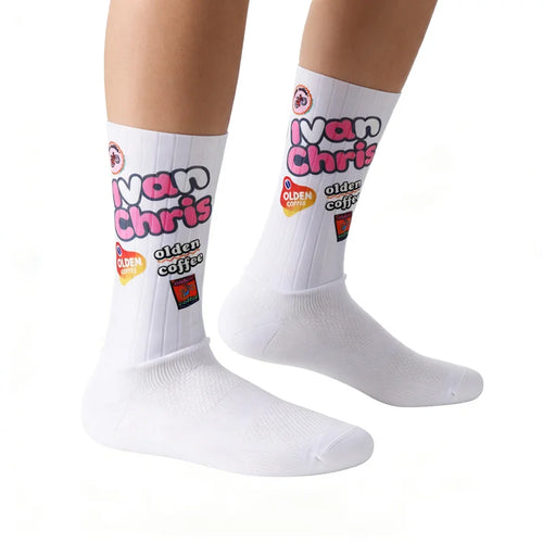 Anti-Rutsch Silikon Aero Radsocken – Whiteline