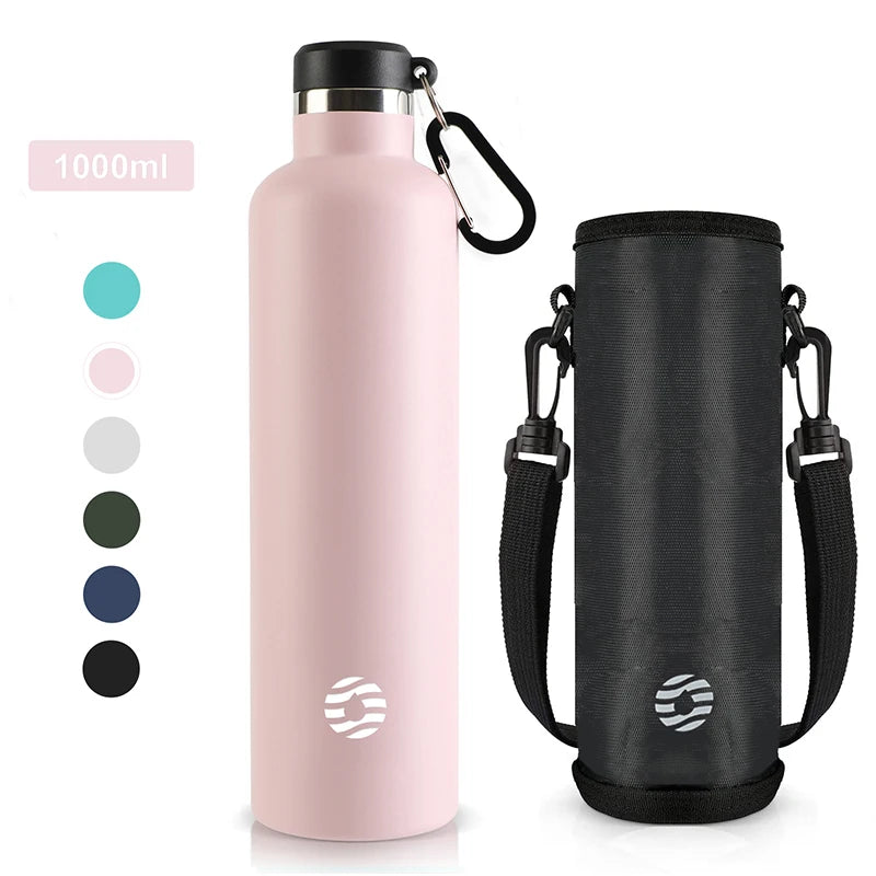 Edelstahl-Thermoflasche 950ml – Vakuumisoliert, 100% Auslaufsicher & BPA-frei | FEIJIAN