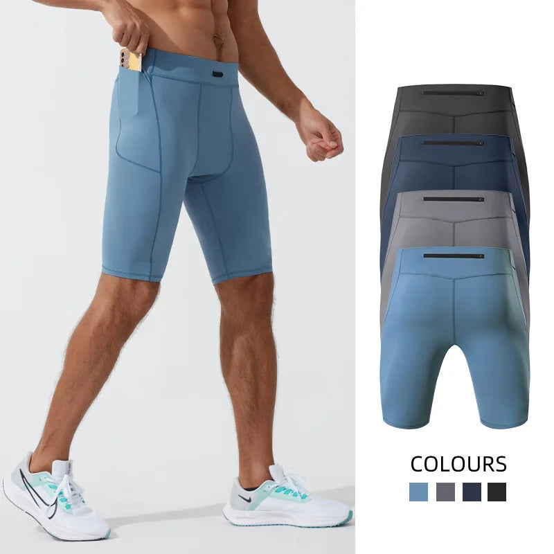 Herren Kompressions-Shorts – Schnelltrocknend, Elastisch & Figurformend | Gym & Running