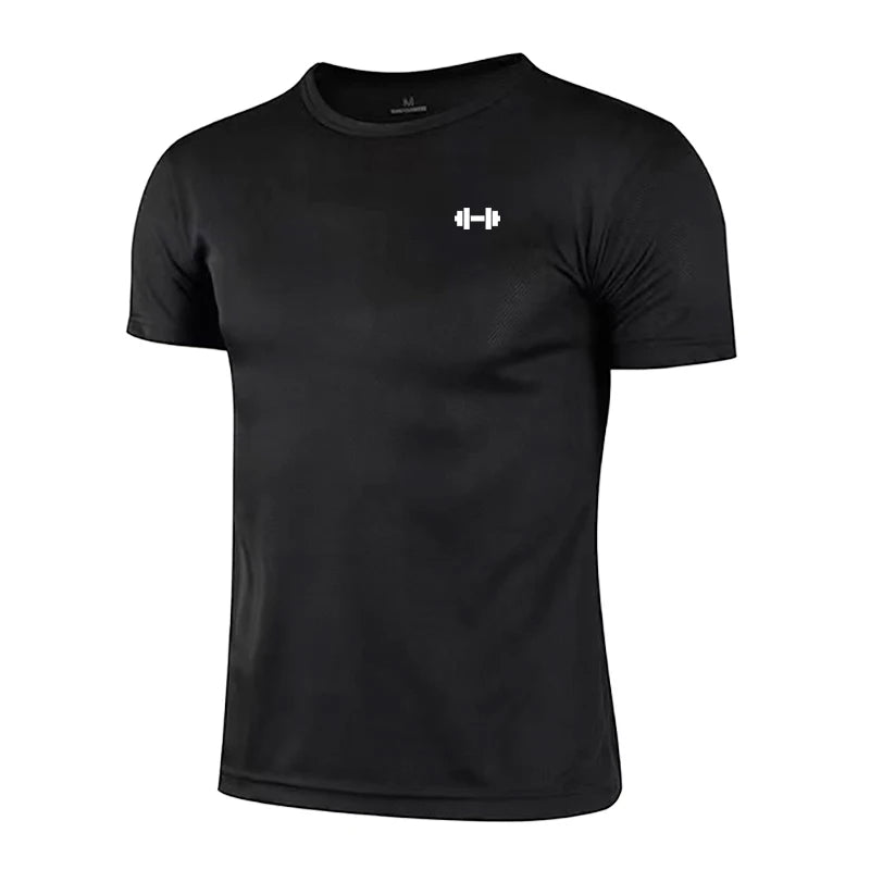 Herren Lauf-T-Shirt – Atmungsaktives Mesh, Quick-Dry, Kurzarm, Gym & Sport (L–XXXL)