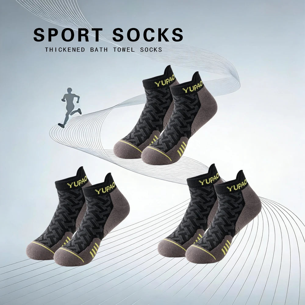 LaufWerk SportAnkle Men – Professionelle Frottee Laufsocken für Fitness & Running
