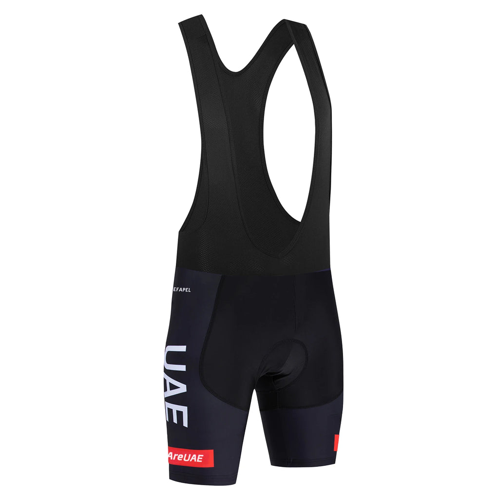 Radtrikot Set UAE Team 2025 – Fluorgelb | Kurzarm Fahrradtrikot & Radhose mit Gel-Polster | MTB & Rennrad | Gr. S–3XL