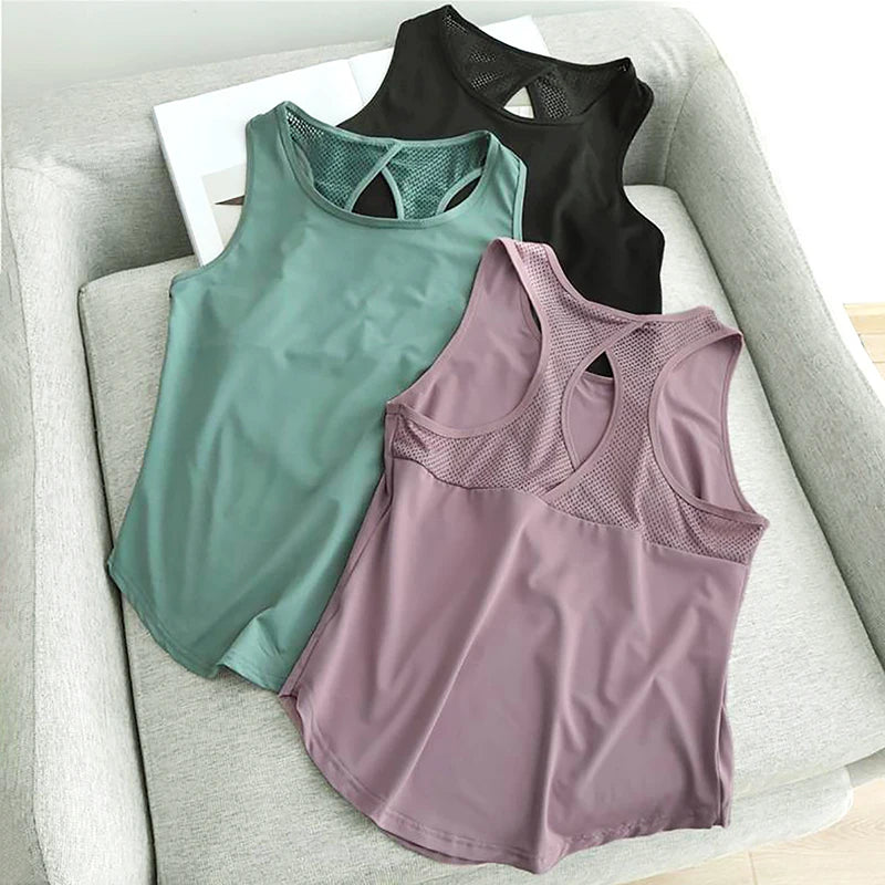 Damen Sport-Tanktop – Schnelltrocknend, Rückenfrei & Atmungsaktiv | Yoga, Fitness & Running