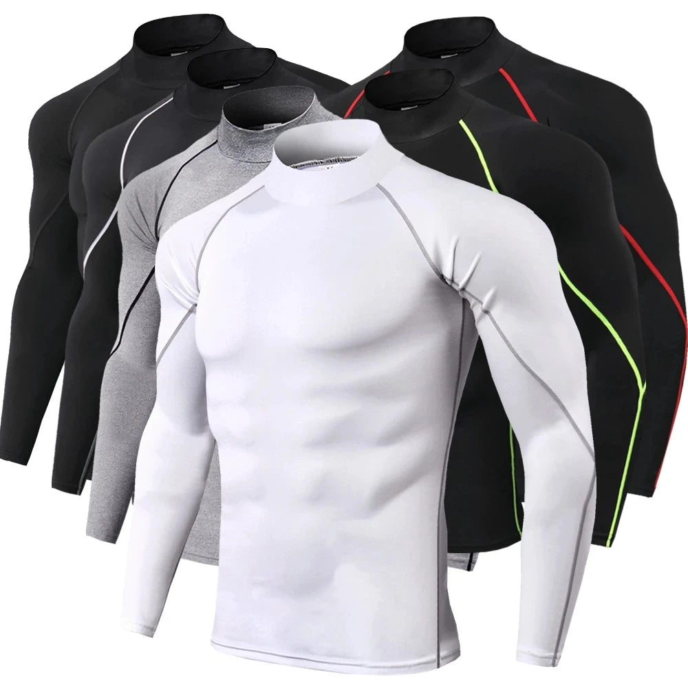 Herren Kompressionsshirt – Schnelltrocknend, atmungsaktiv & enganliegend