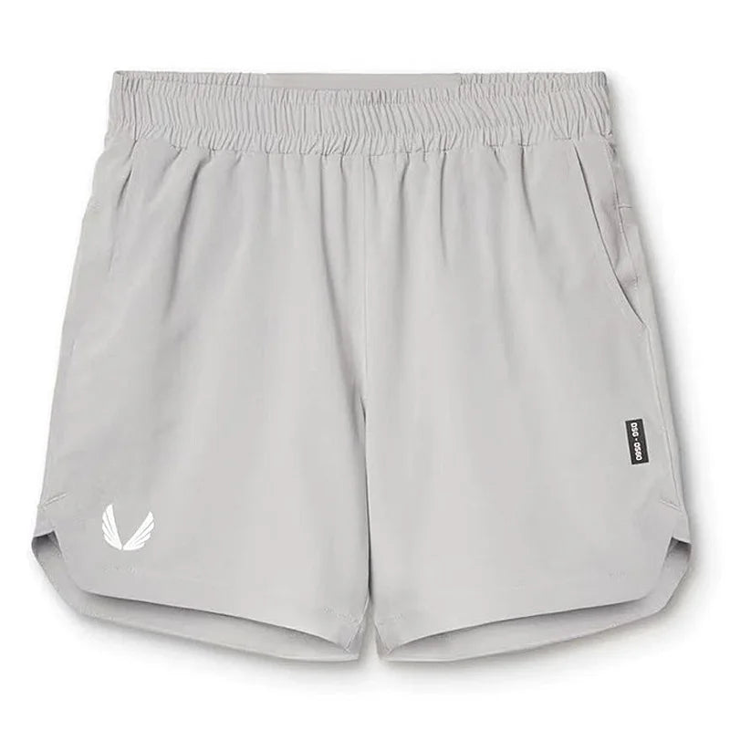 Herren Gym Shorts – Schnelltrocknend, Kompressions-Innenshort | Fitness, Laufen & Sport | M–XXXL