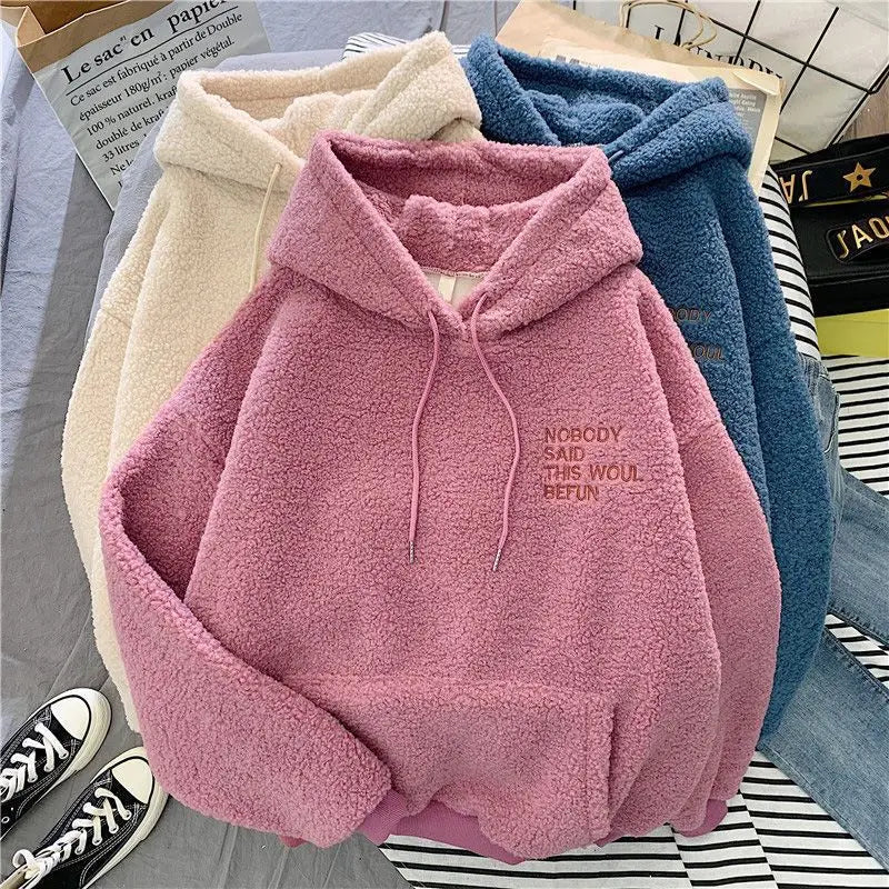 Kinder Fleece-Hoodie | Mädchen, Lammwolle, Warm, Herbst/Winter, 4–14 Jahre