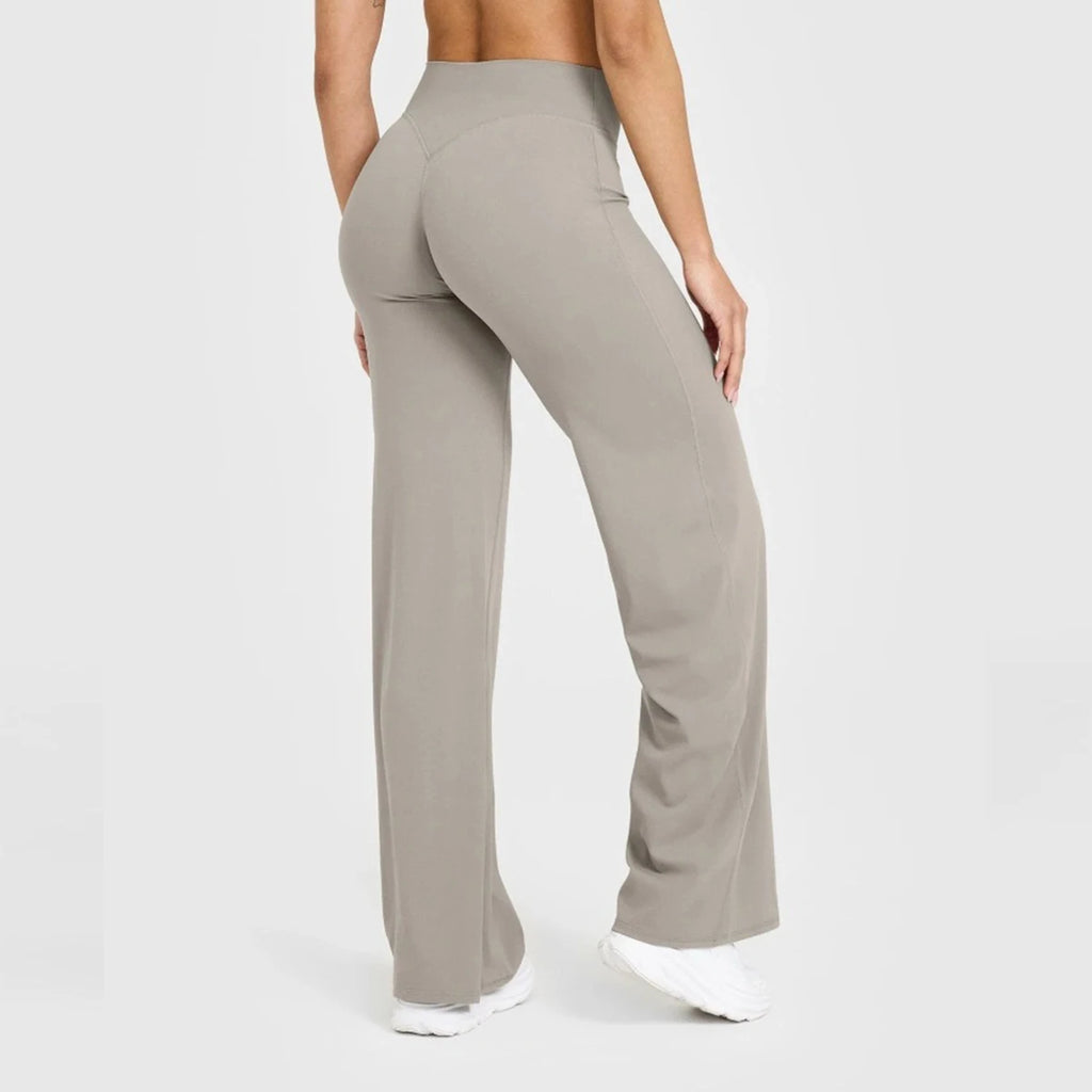 Flared Yoga Leggings Damen – Weitbein, atmungsaktiv, nahtlos