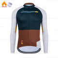 Raudax 2026 Herren Winter-Radtrikot – Thermal Fleece, 12 Farben, MTB & Road