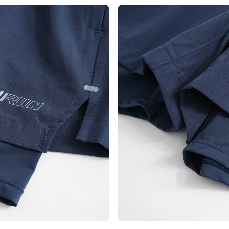 LaufWerk FemRun Shorts – 2-in-1 High Waist Laufshorts mit Tasche | Damen