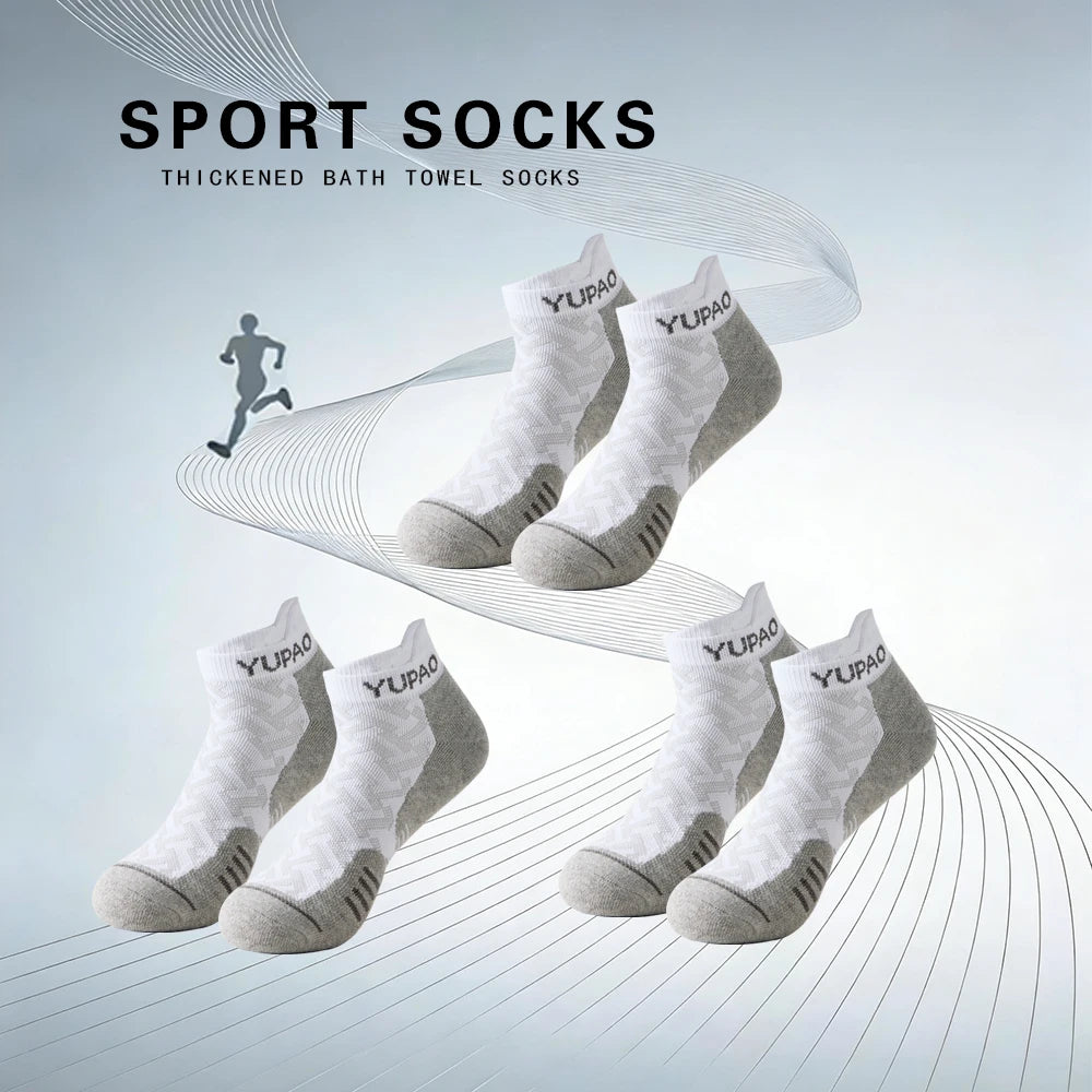 LaufWerk SportAnkle Men – Professionelle Frottee Laufsocken für Fitness & Running