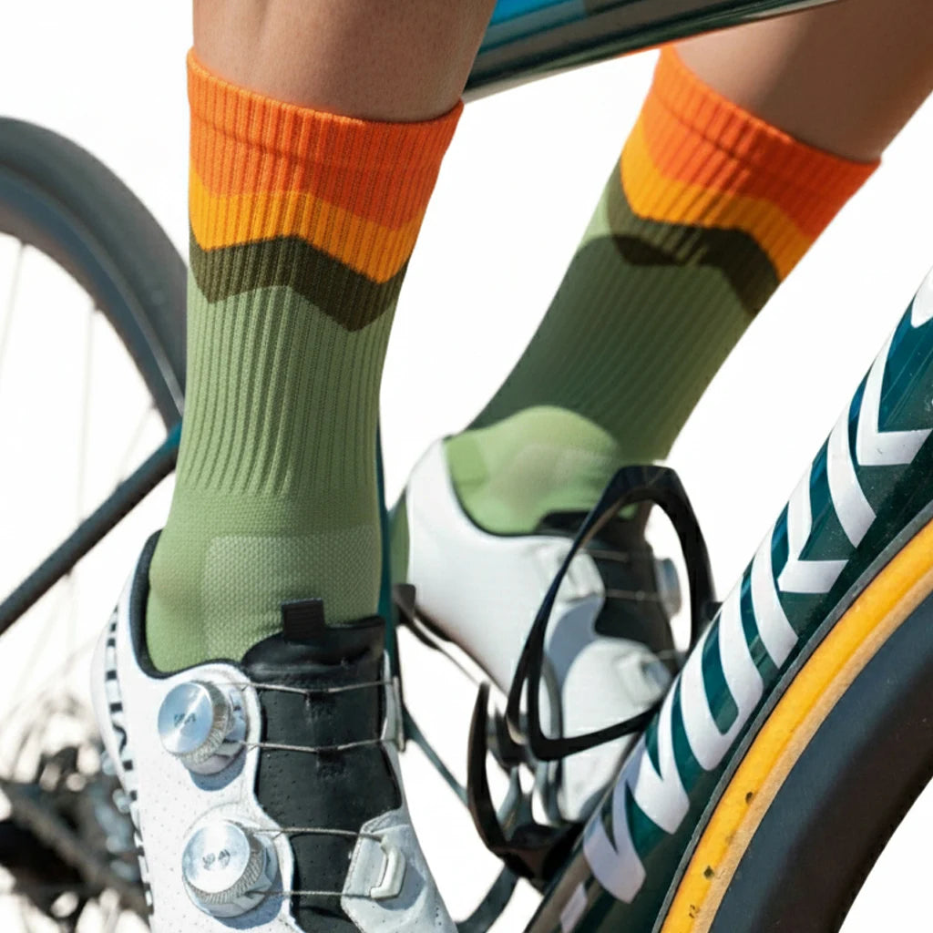 Radsocken Unisex – Kompression, atmungsaktiv | Rennrad, MTB, Outdoor | Herren & Damen