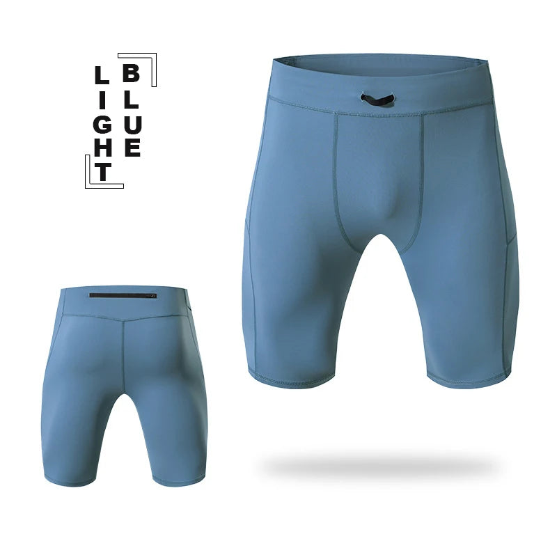 Herren Kompressions-Shorts – Schnelltrocknend, Elastisch & Figurformend | Gym & Running