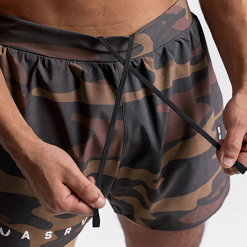 Herren 2-in-1 Sport-Shorts | Schnelltrocknend, mit Tasche – Laufen, Gym & Beach