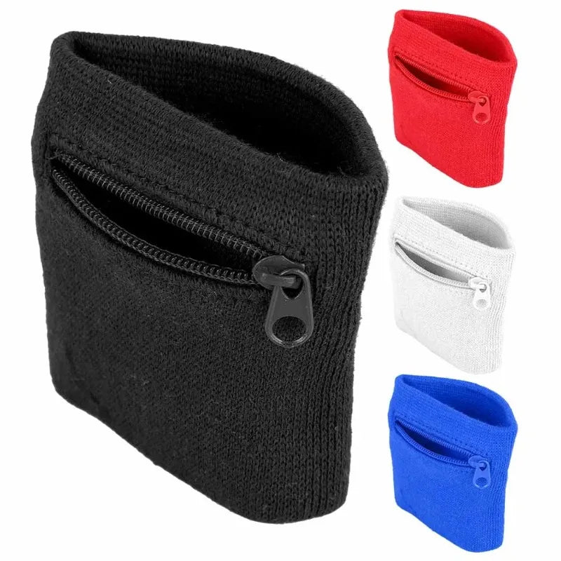Sport-Armband mit Reißverschlusstasche – Lauf-Wallet für Schlüssel & Münzen