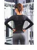 Nahtloses Langarm Sportshirt Damen – atmungsaktiv, für Yoga & Fitness