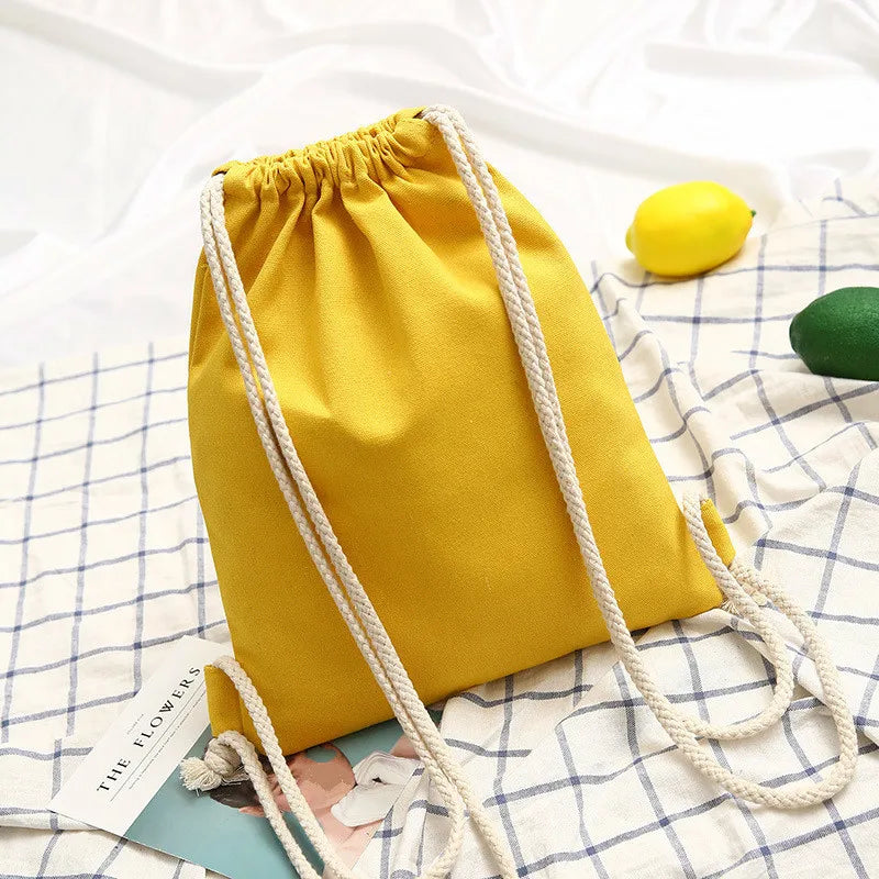Canvas Turnbeutel Rucksack – Unisex