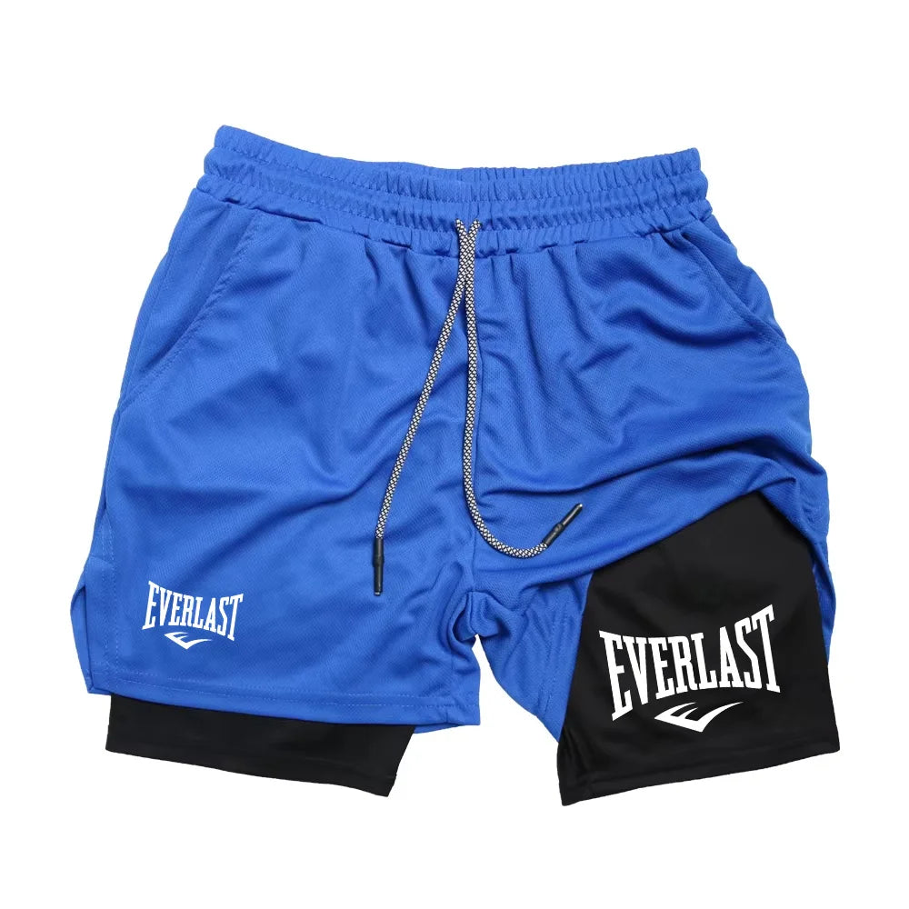 Herren 2-in-1 Laufshorts – Doppellagig, funktional & bequem