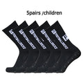 5er-Pack Kinder & Jugendliche Fußballsocken – Atmungsaktiv, Rutschfest, Gr. 34–39