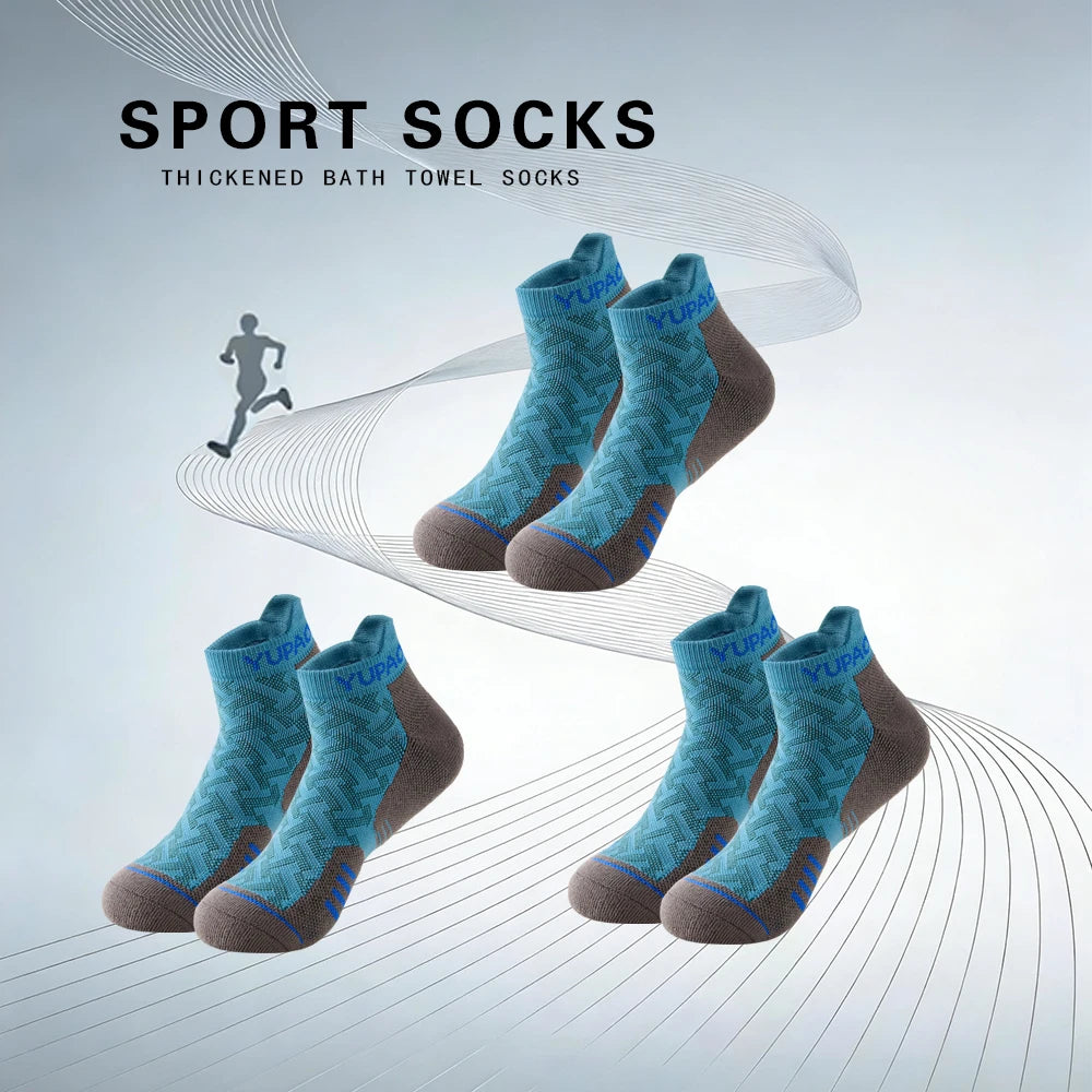 LaufWerk SportAnkle Men – Professionelle Frottee Laufsocken für Fitness & Running