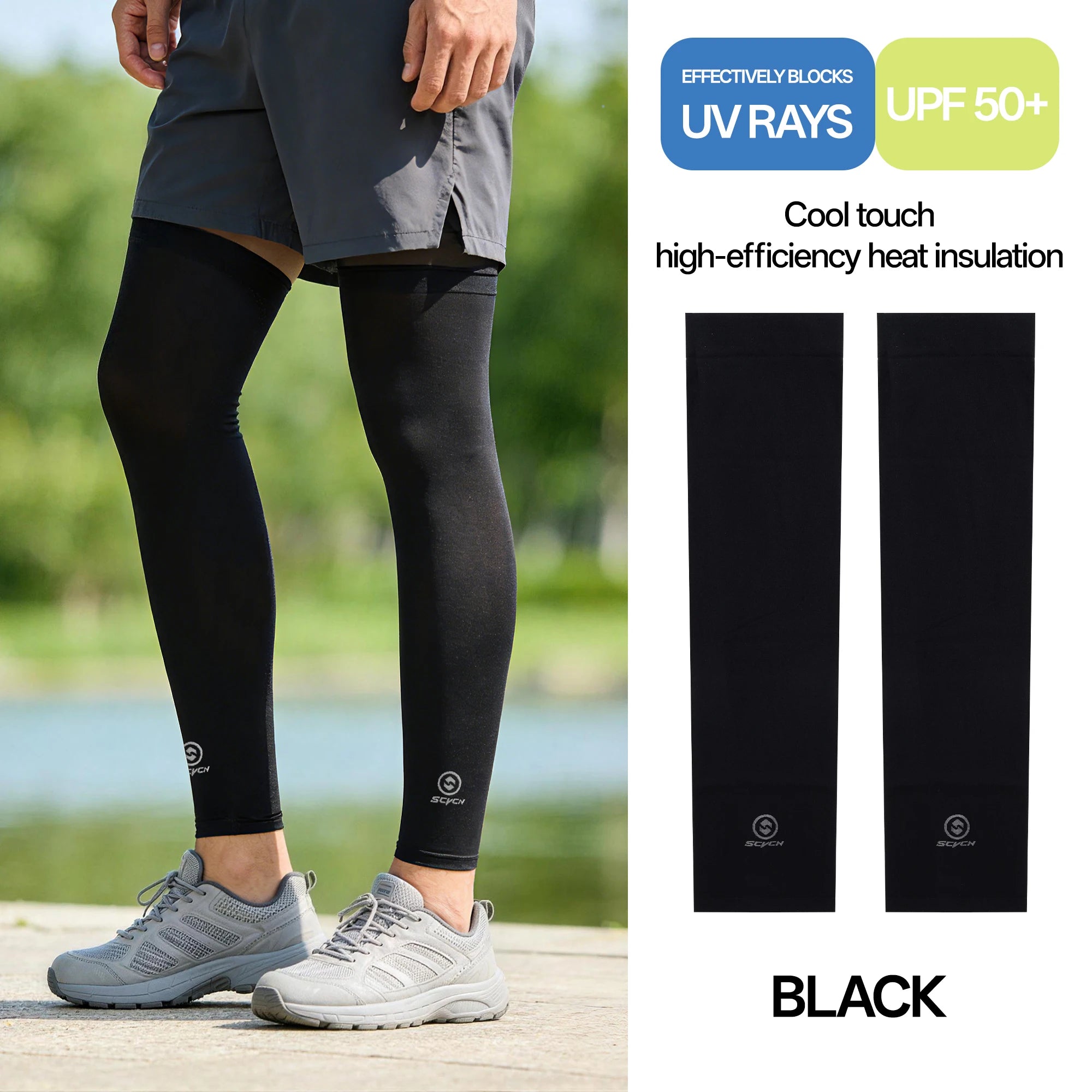 Bein- & Armstulpen für Running & Cycling – UV-Schutz, atmungsaktiv