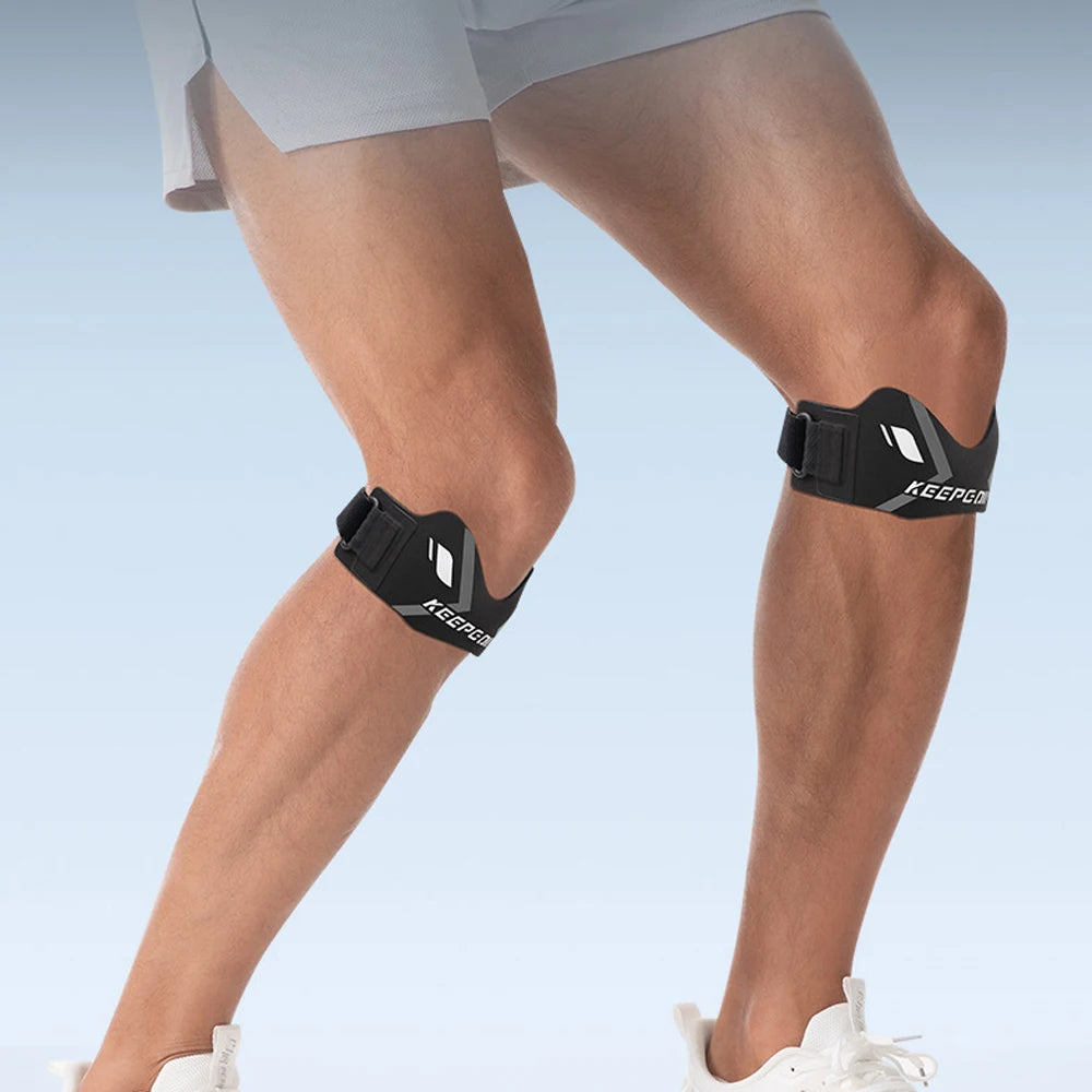 Patella Knieriemen Bandage – Knieschmerzen, Stabilisierung & Entlastung | Verstellbar | Laufen & Sport