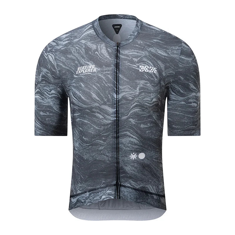 BCBE-ING Herren-Radtrikot Kurzarm – Schnelltrocknend, Atmungsaktiv, Full-Zip | MTB & Rennrad