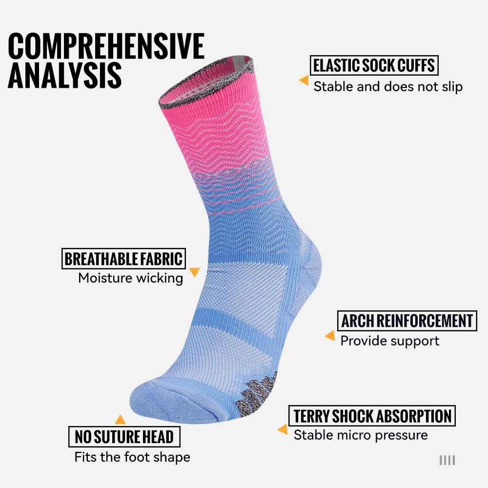 WRELS Gepolsterte Sport-Laufsocken – Atmungsaktiv & Feuchtigkeitsregulierend