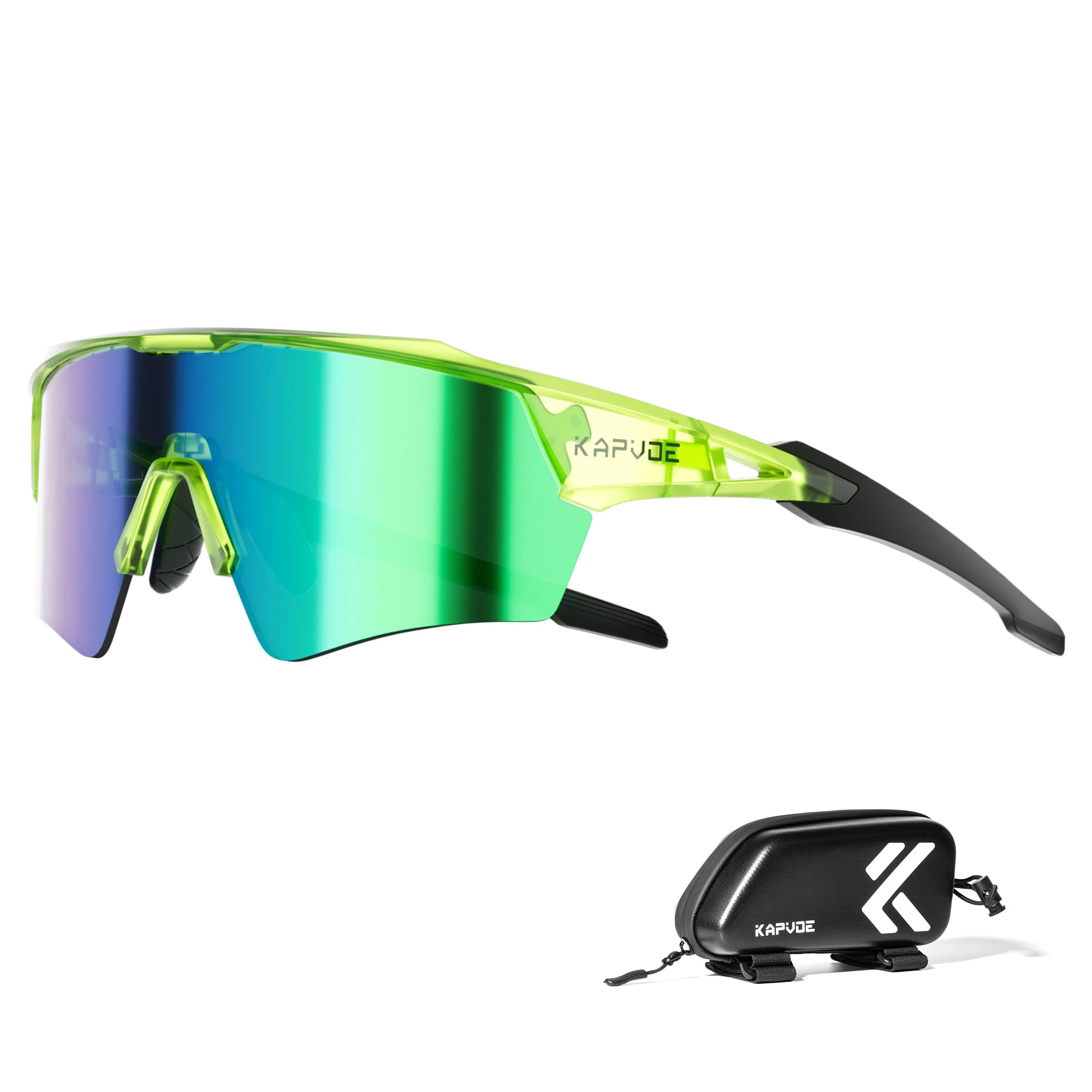 Kapvoe Photochromic Cycling Sunglasses for Men & Women – UV400 MTB Road Bike Eyewear, CE Certified
