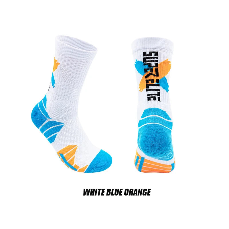 LaufWerk Elite Sport Socks – Gepolsterte Hochschaft-Sportsocken für Herren