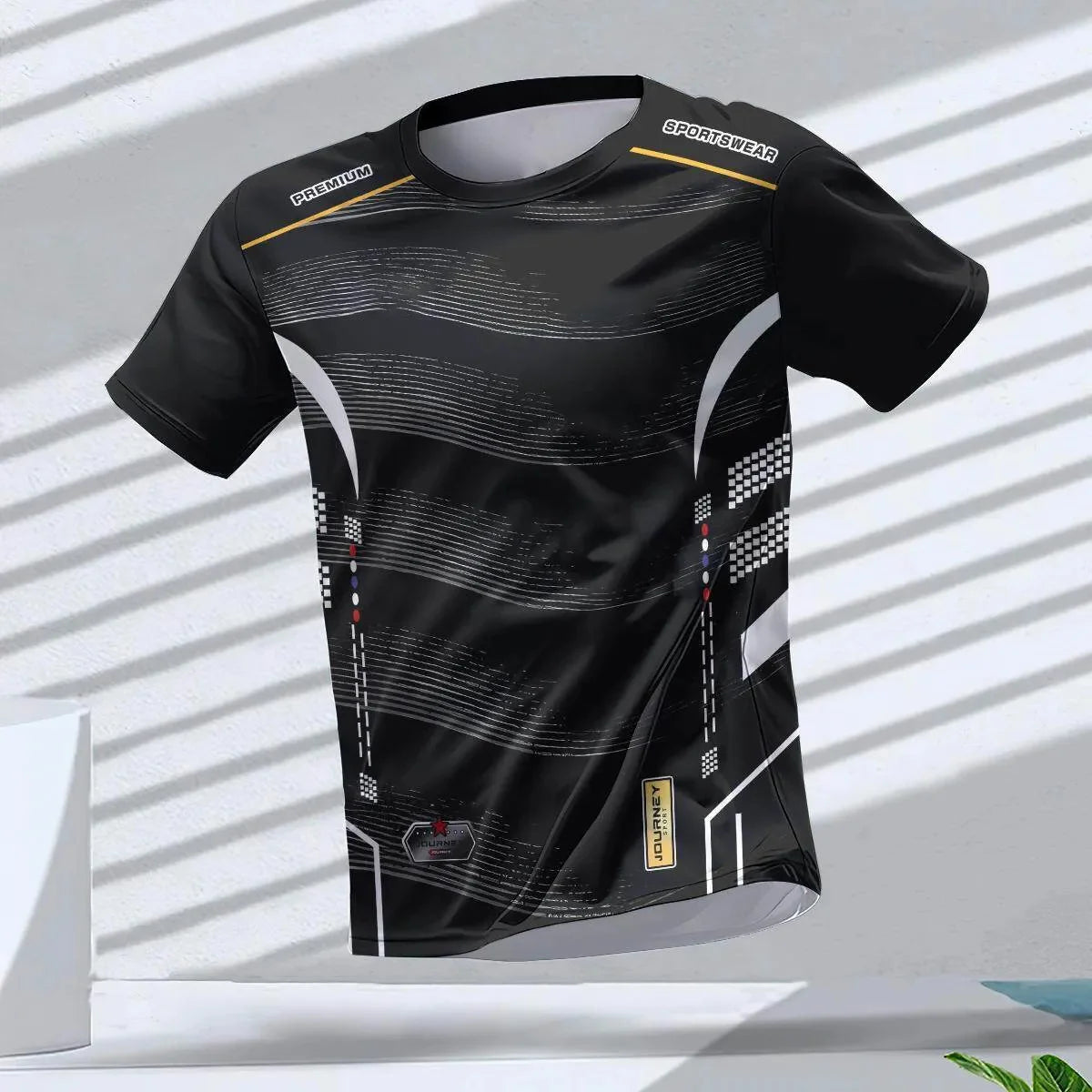 Herren Sport T-Shirt Kurzarm – schnelltrocknend, atmungsaktiv für Gym & Laufen