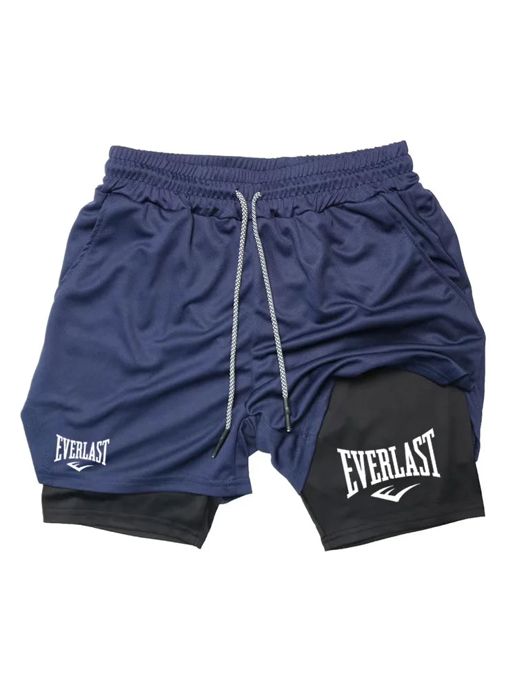 Herren 2-in-1 Laufshorts – Doppellagig, funktional & bequem