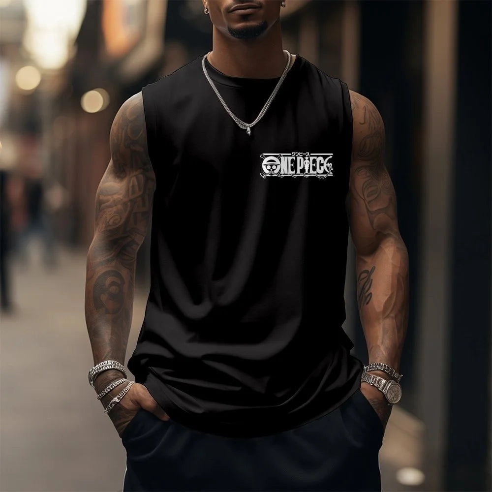 One Piece Luffy Tank Top – Sleeveless Sports Vest